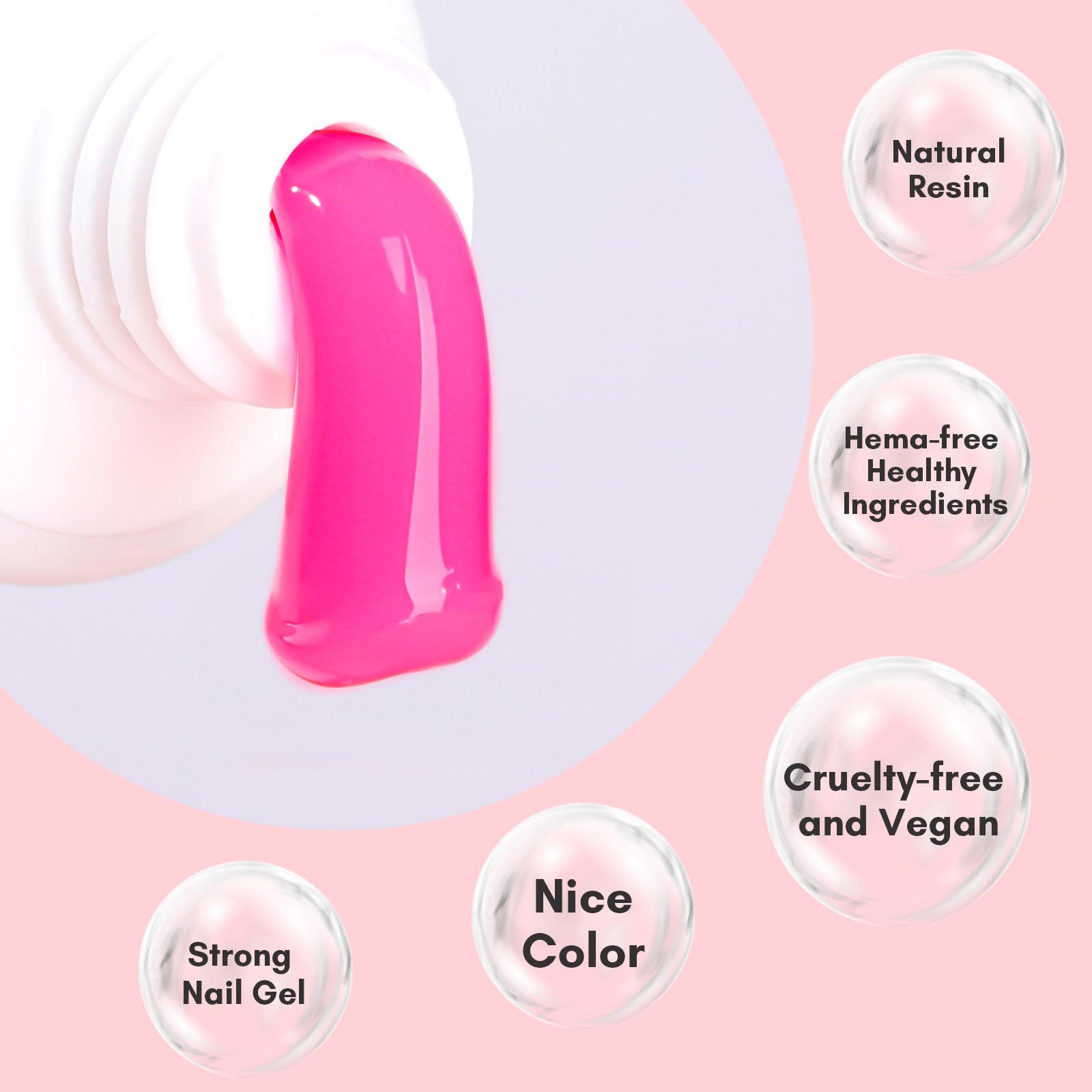 Makartt gel extension application using dual forms for easy sculpting and precise curves.