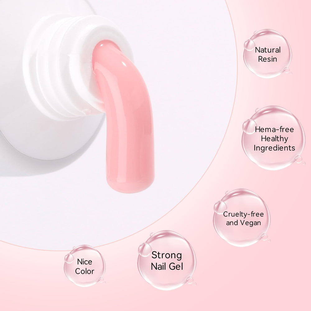 Makartt Poly Nail Gel Kit demonstrates easy application for beginners.