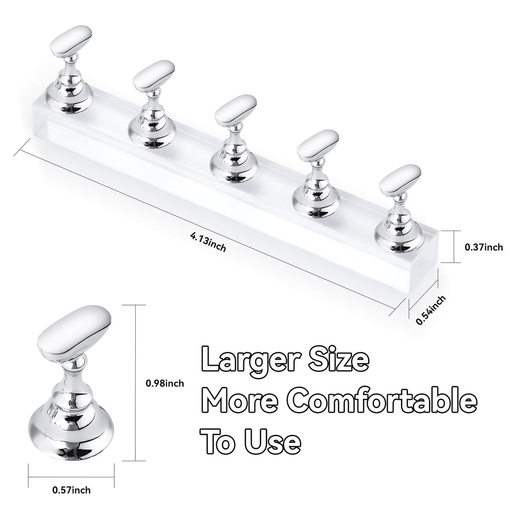 Makartt press-on stand supports daily practice and salon demonstrations.