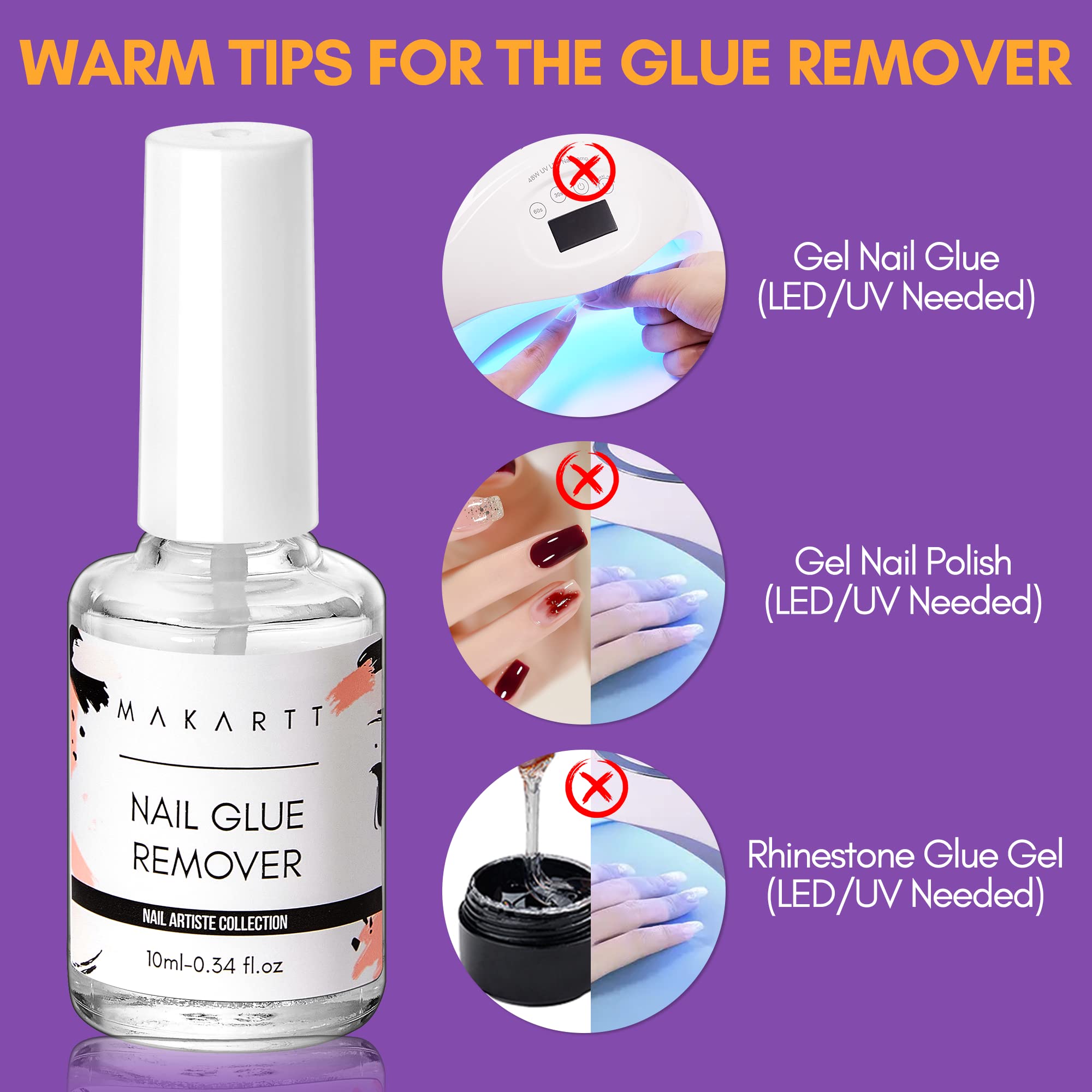 Makartt press-on nails extension demo highlights durable hold and easy maintenance.