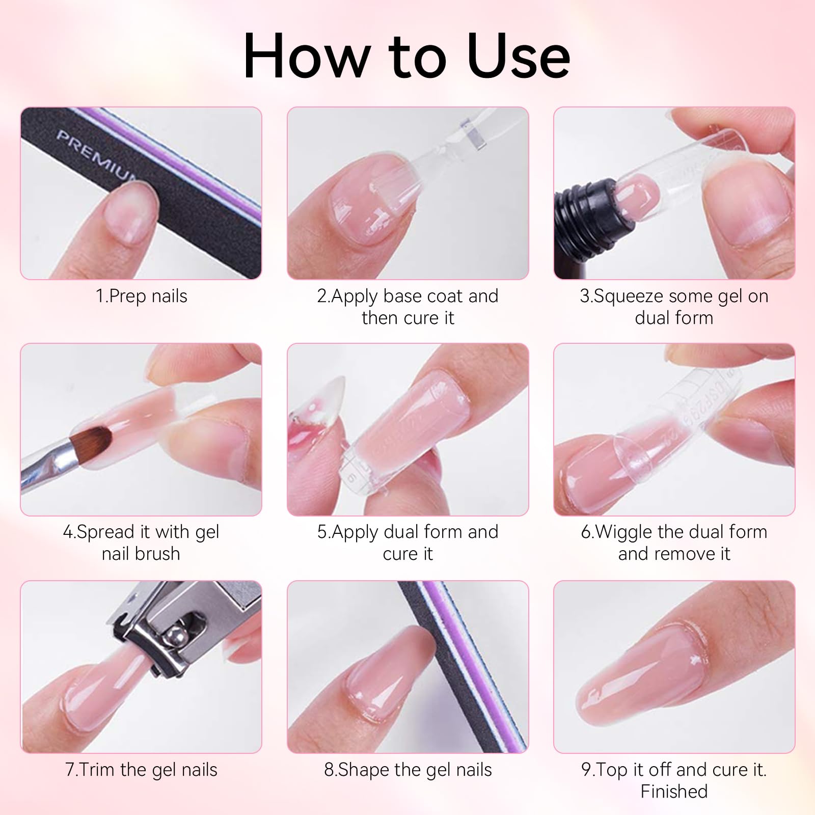 Makartt professional-style gel set ideal for home salon use.