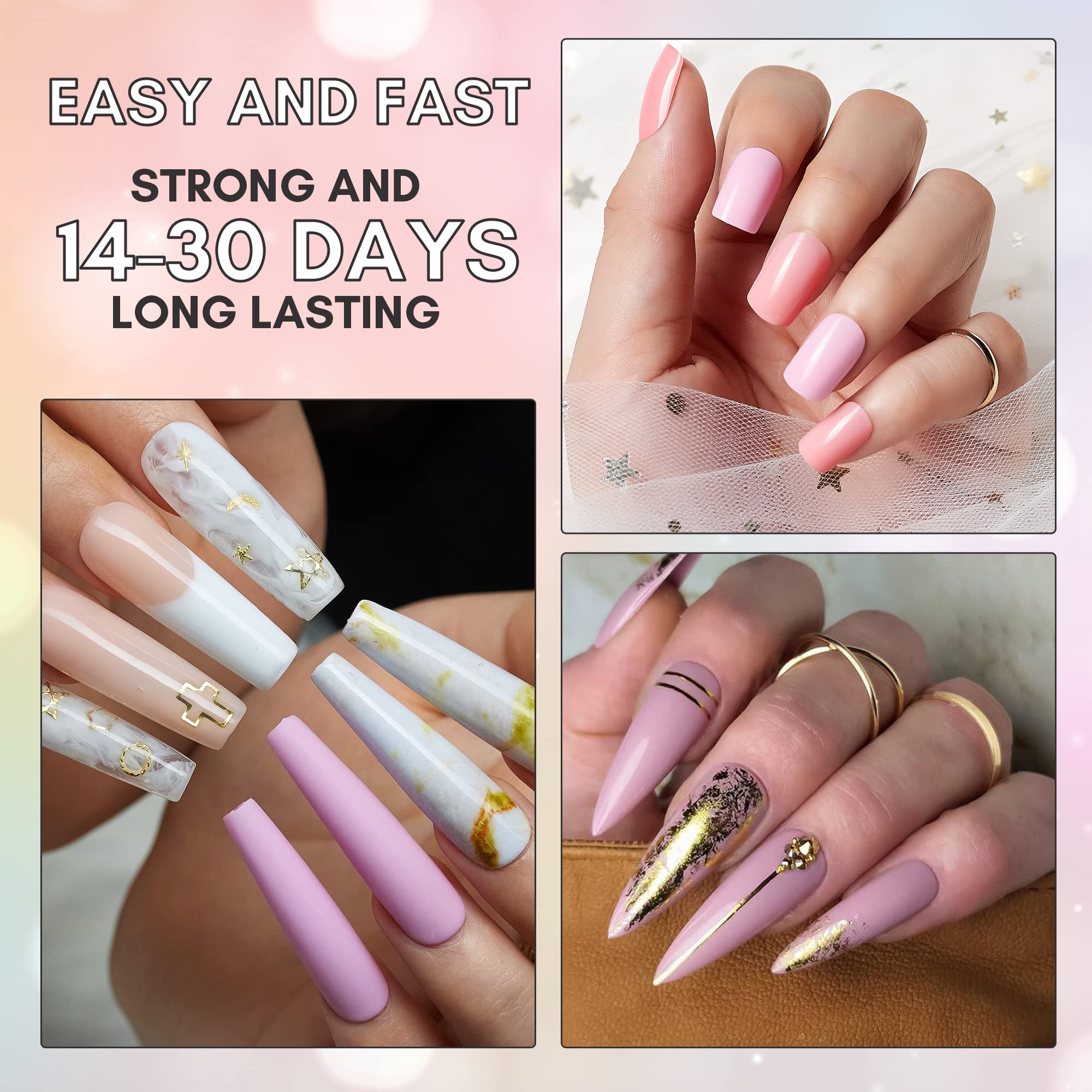 Makartt quick-drying adhesive providing durable nail bond