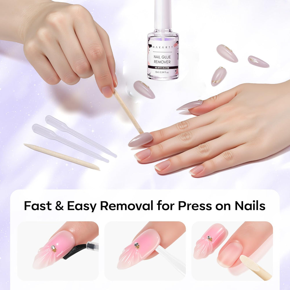 Makartt removal tool designed for press-on nails and adhesive tabs.