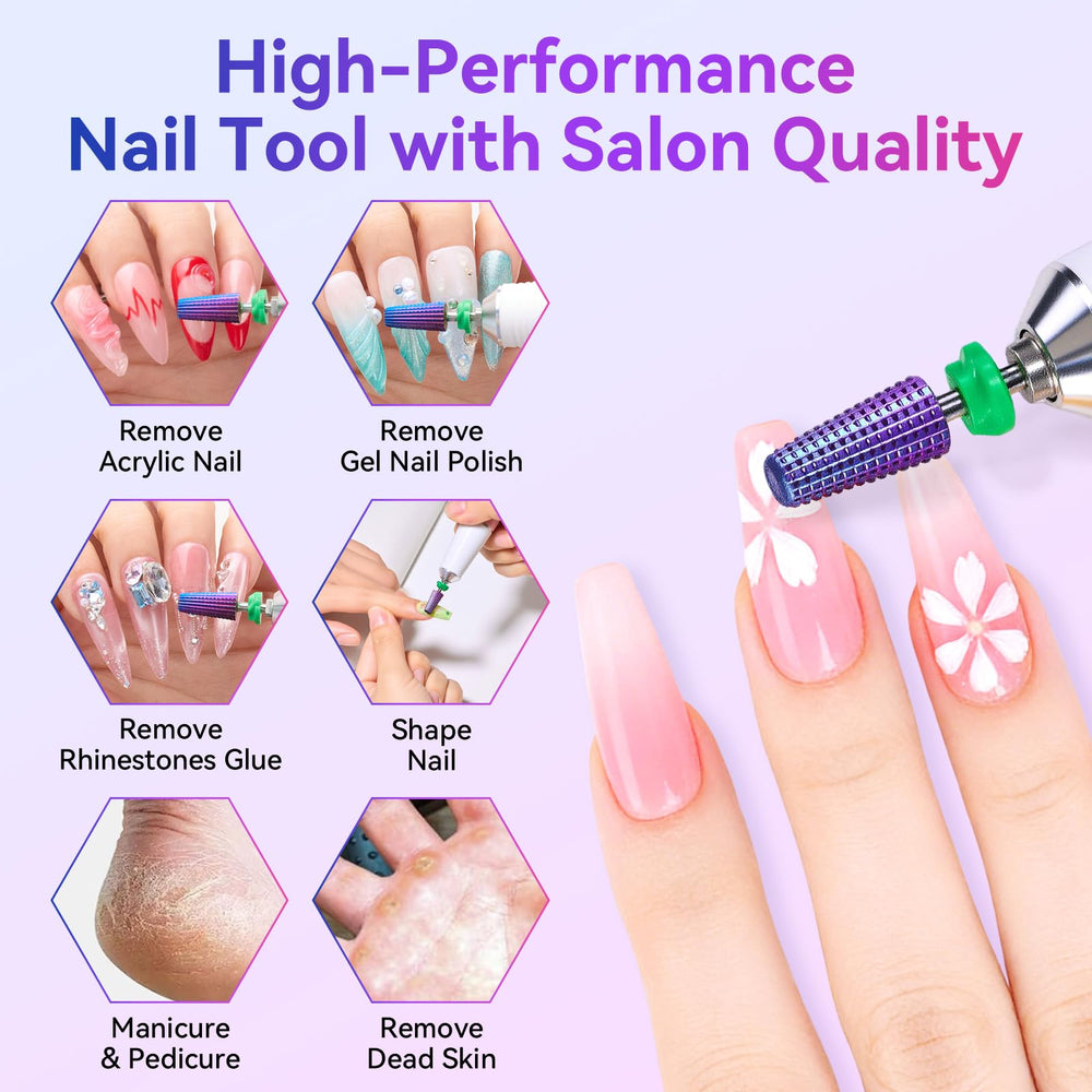 Makartt bit for cuticle cleaning, filing, smoothing, and removal