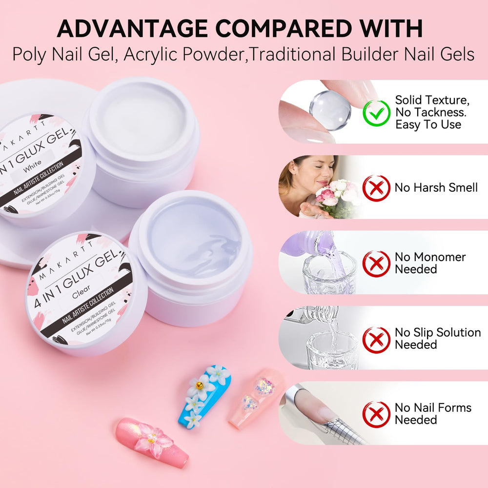 Makartt solid gel texture delivers light feel and strong hold