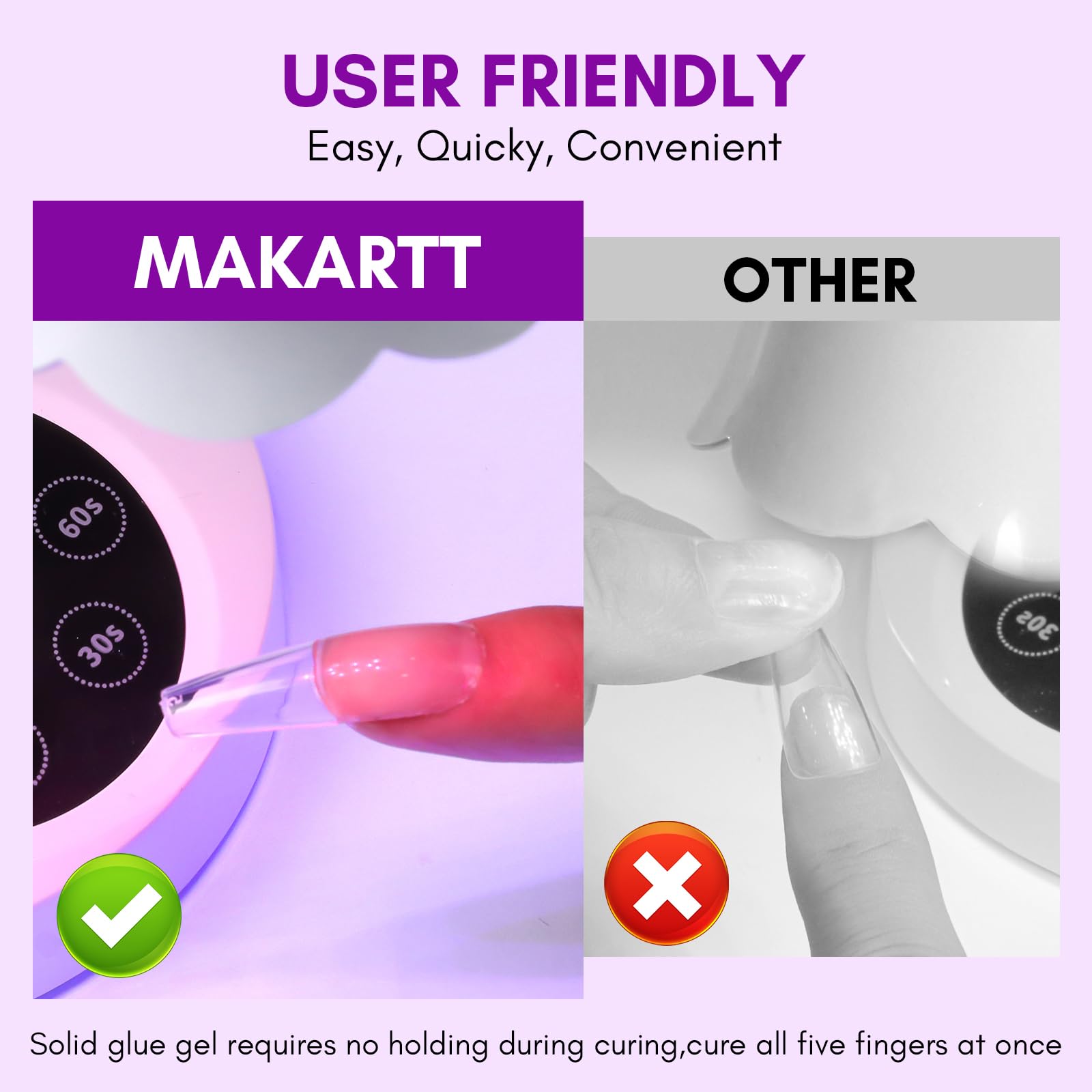 Makartt solid nail glue gel 3D art use unlocks diverse nail design possibilities.