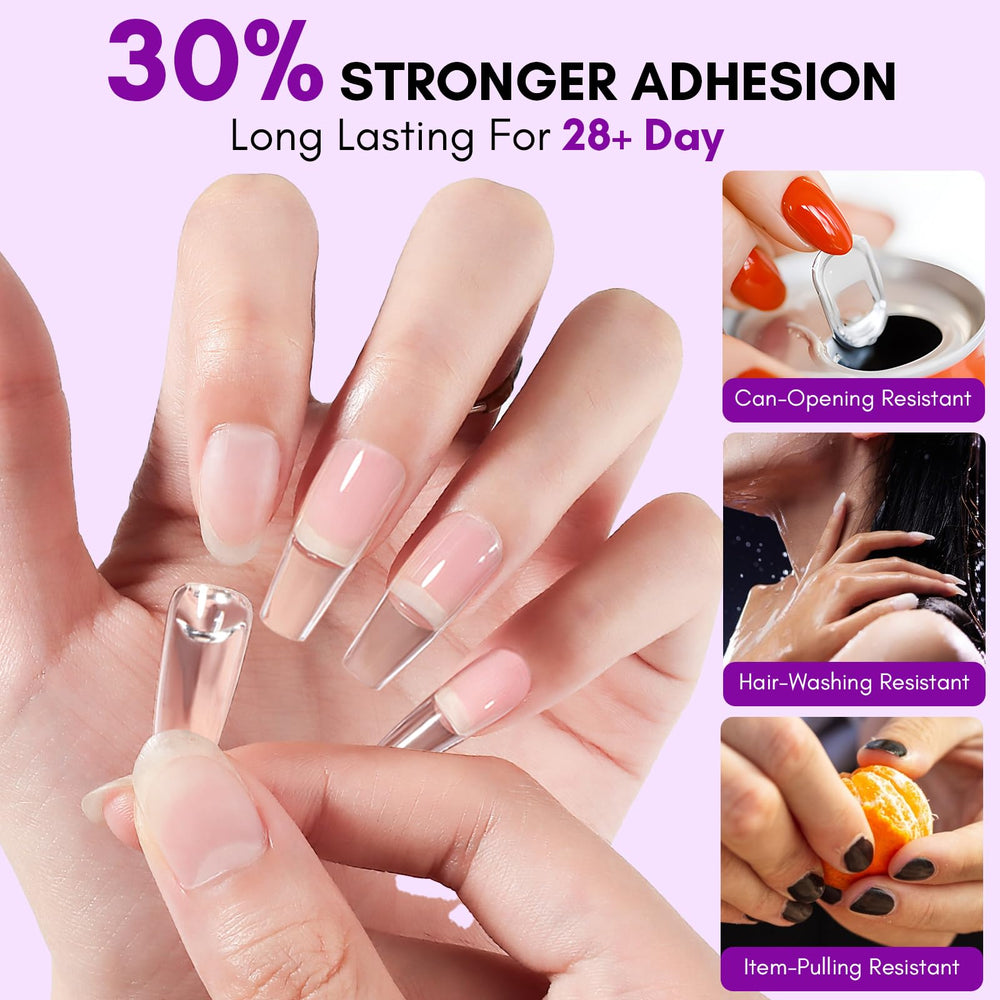 Makartt solid nail glue gel applying tips supports controlled, comfortable tip placement.
