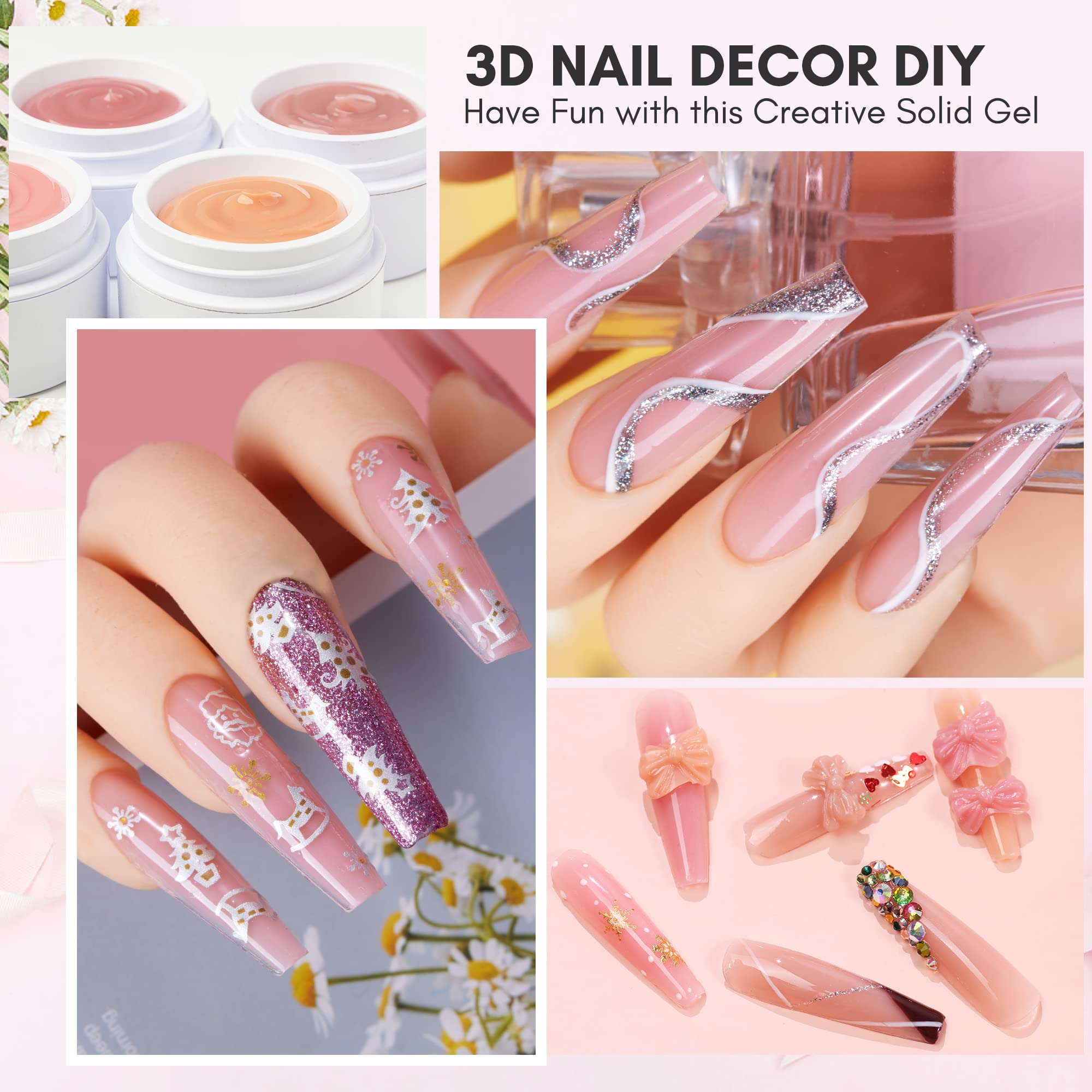 Makartt strong flexible gel balances strength and comfort on nails.