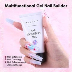 Makartt thick-consistency poly nail gel for easy spreading and sculpting