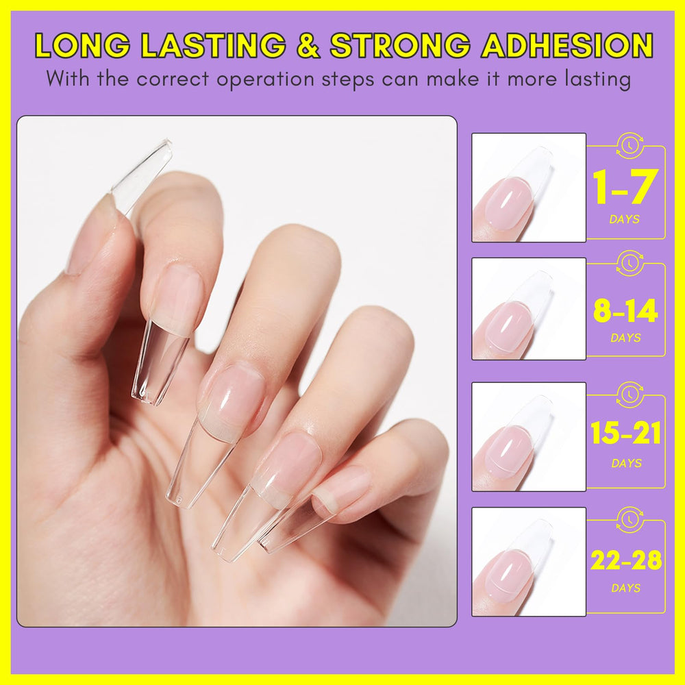 Bonding gel tips with Makartt under controlled curing.