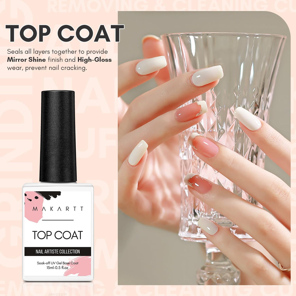 Makartt top coat smooth finish closeup shows seamless layer.