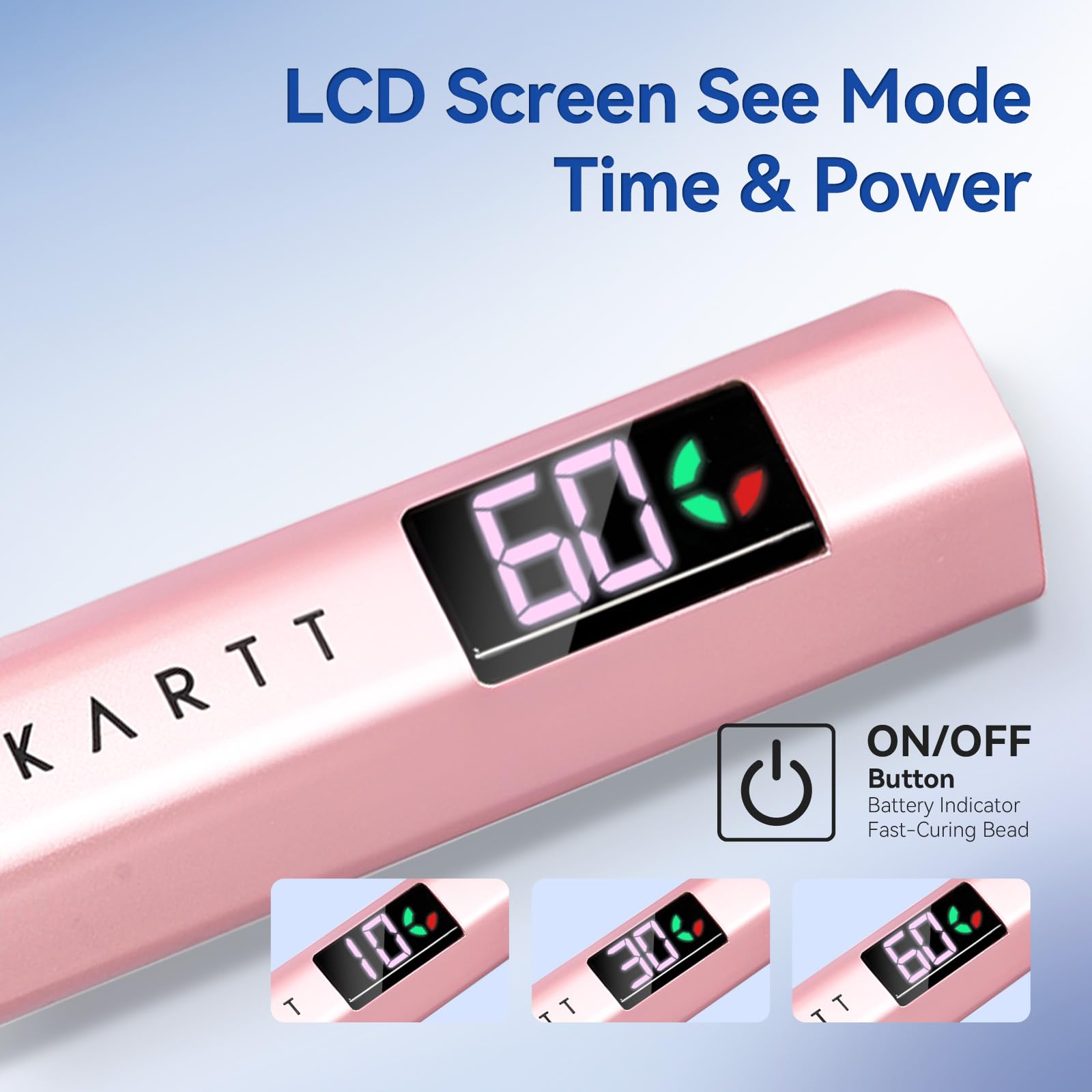 Makartt travel-friendly nail light fits in bags and mobile studios.