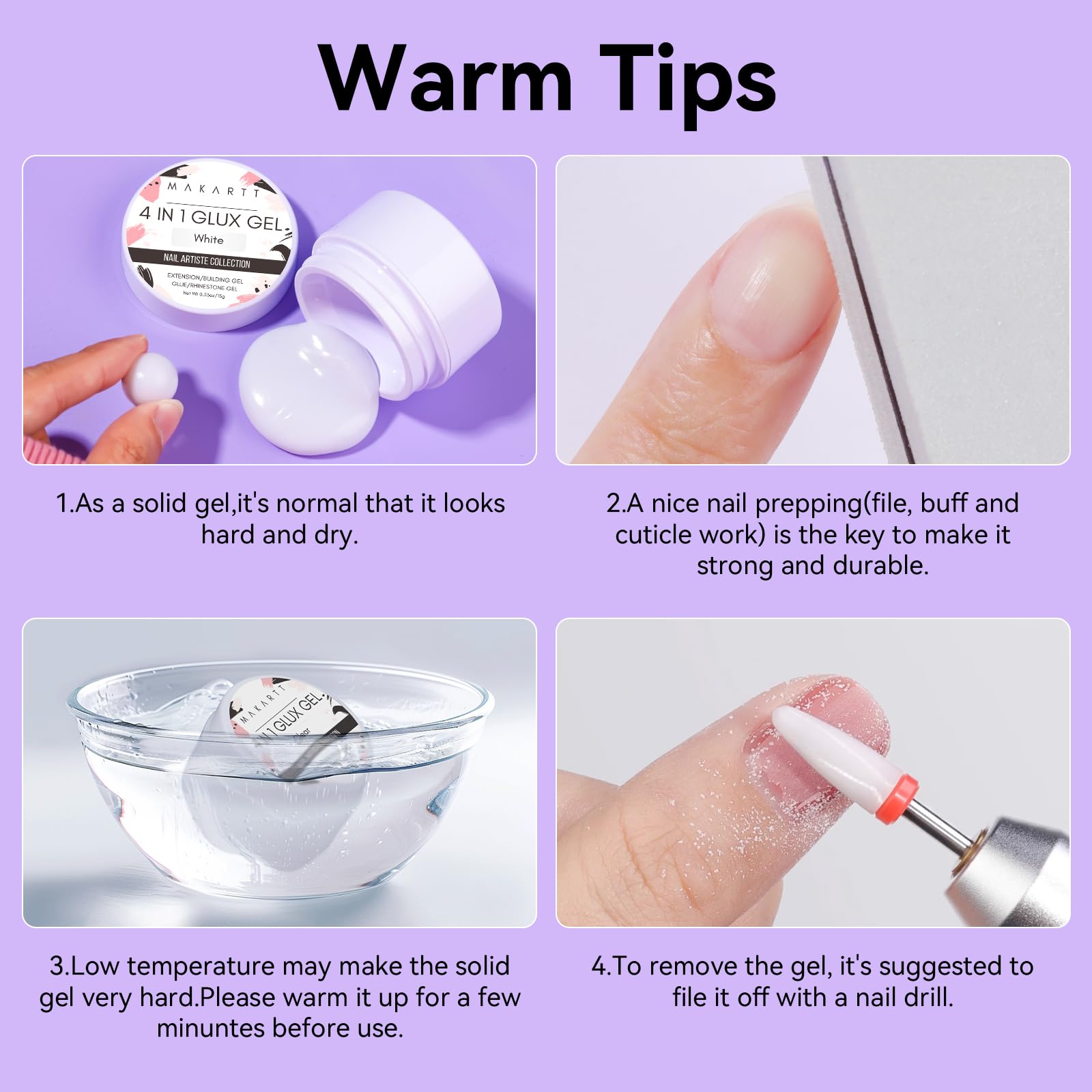 Makartt UV lamp drying nails with gel for durable hold