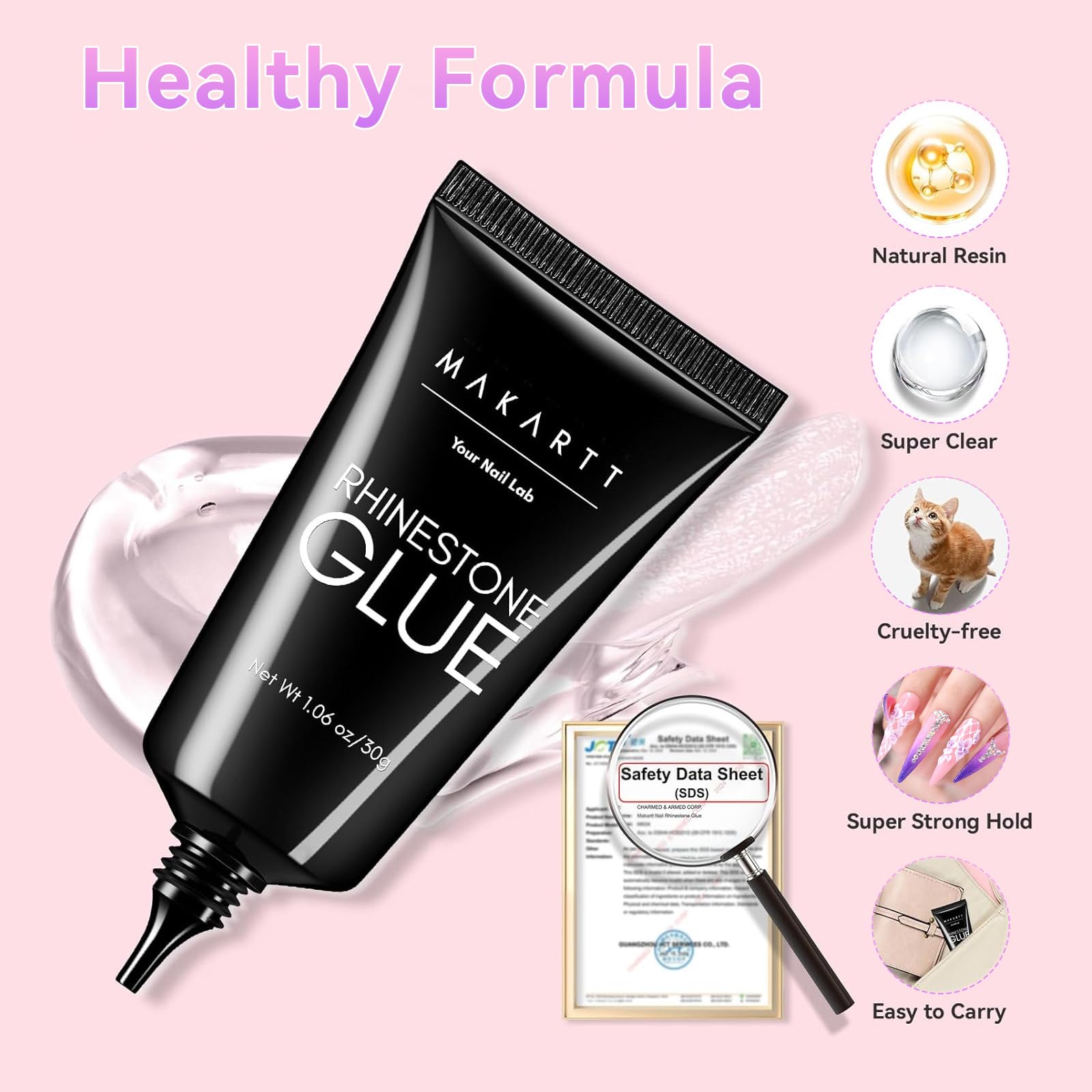 Makartt vegan cruelty-free formula with low odor for comfortable use