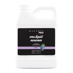 MakarttPro grape-scented acrylic monomer bottle offers low odor, salon-friendly performance.