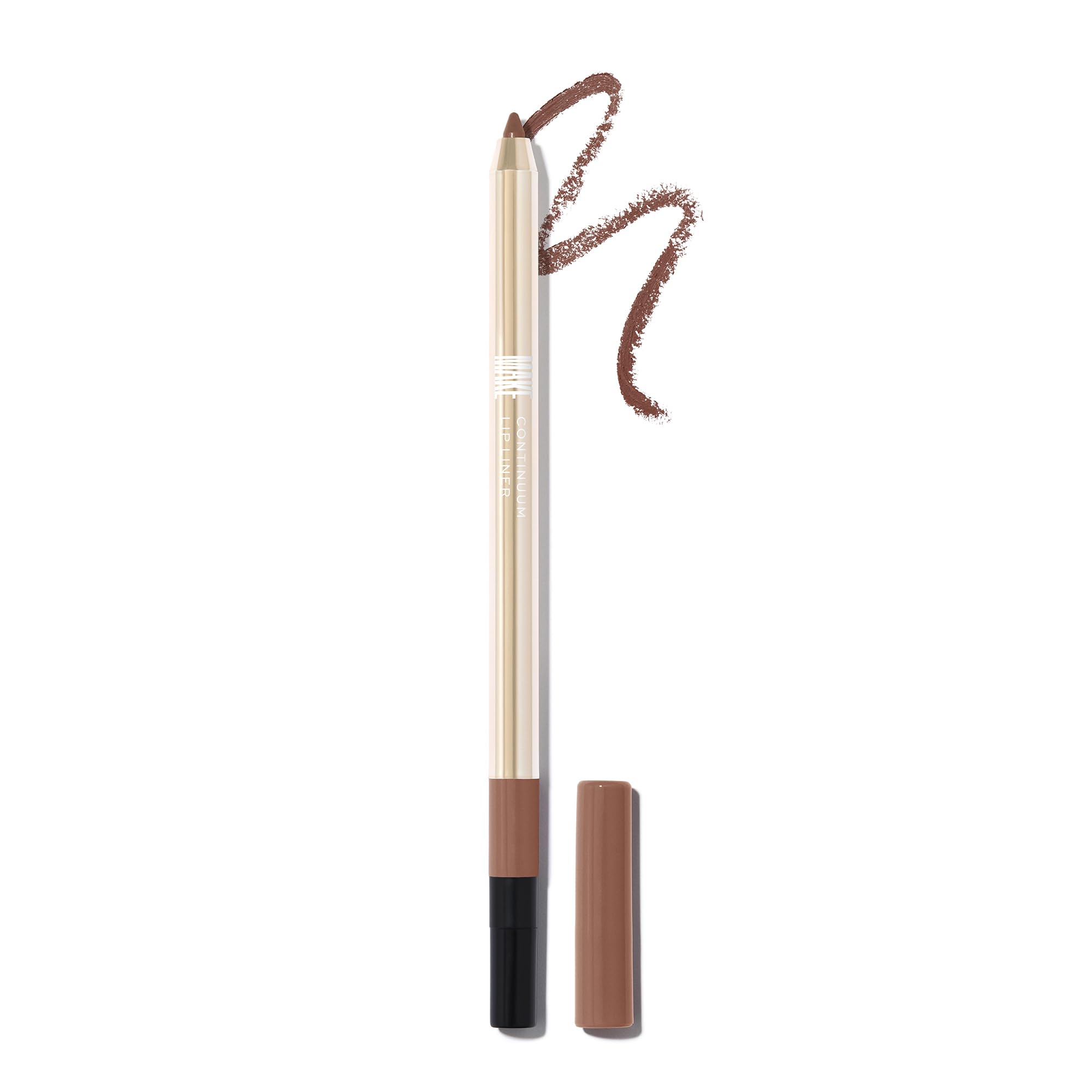 Make Beauty Continuum Lip Liner Elemental application for precise lip definition.