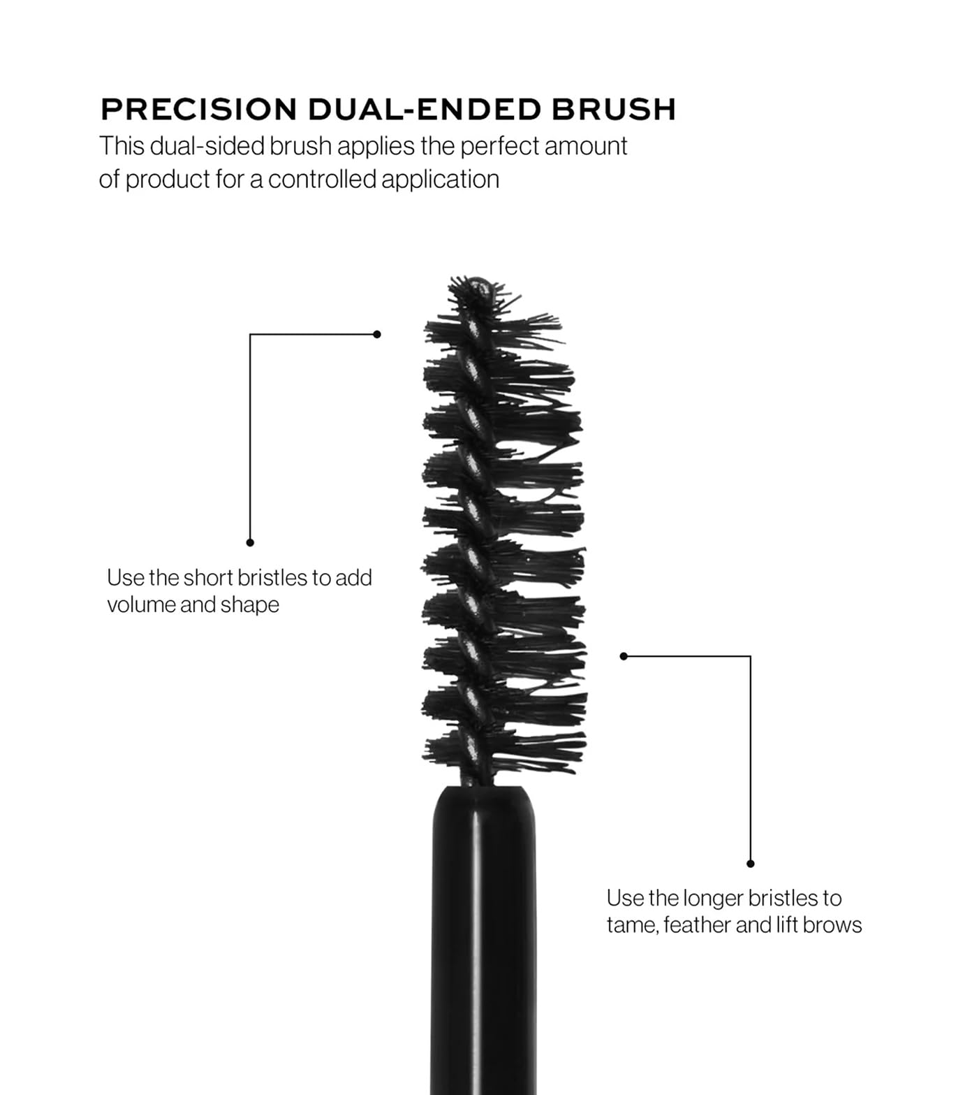 Packaging for MAKE Beauty Infinite Hold Brow Gel supports easy travel.