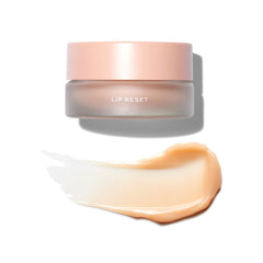 MAKE Beauty Lip Reset jar closeup showing rich hydration for overnight lips