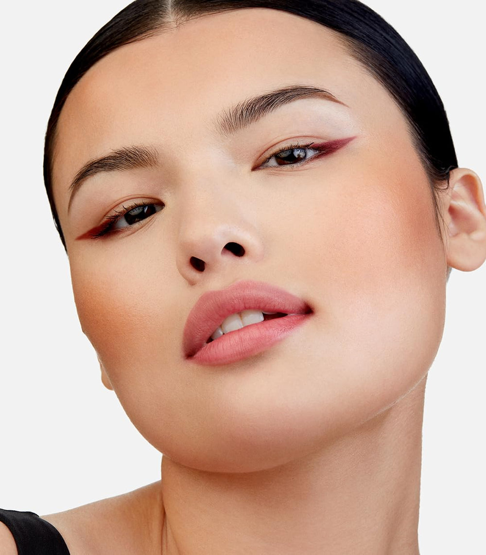 MAKE Beauty Lunar shade travels in a refillable palette for on-the-go touch-ups