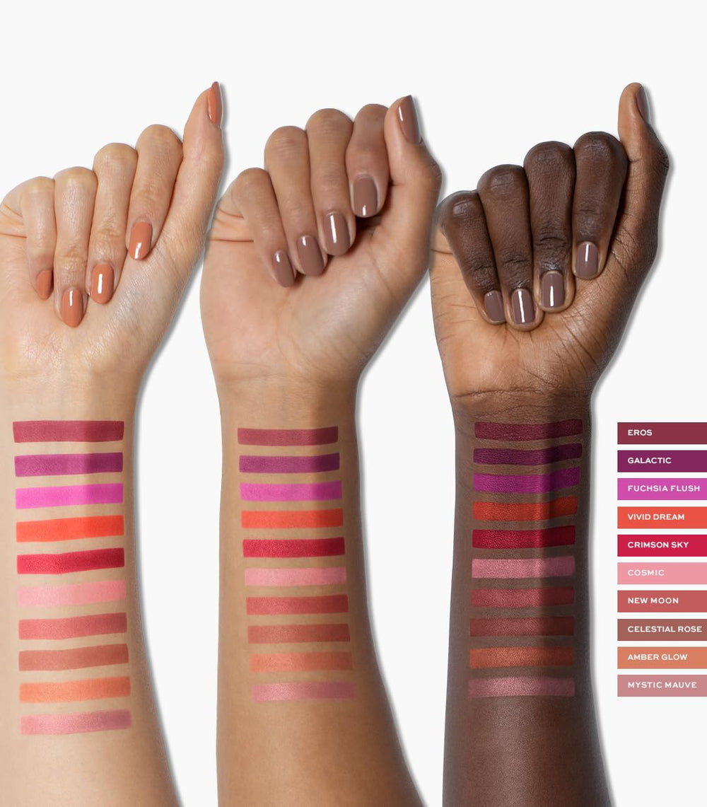 L.E.N.I. technology in MAKE Beauty Skin Mimetic Blush for powerful, gentle pigment