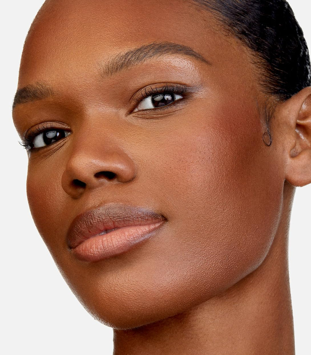 MAKE Beauty Skin Mimetic Bronzer Stellar texture close-up showing matte finish