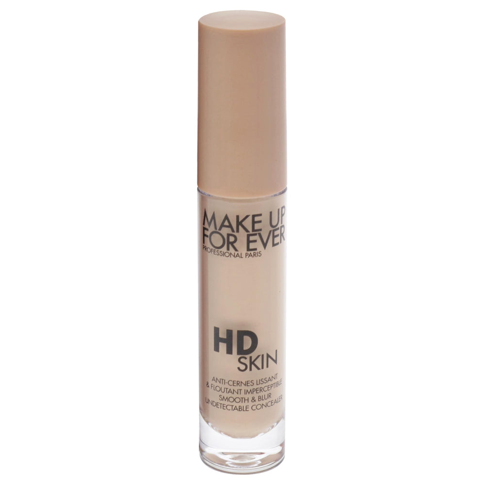Make Up For Ever HD Skin Concealer swatches show natural under-eye brightness