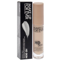 Make Up For Ever HD Skin Concealer under-eye application demonstrates lightweight texture