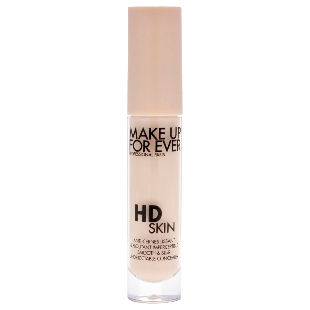 Make Up For Ever HD Skin Concealer diffuse finish swatch shows natural coverage.