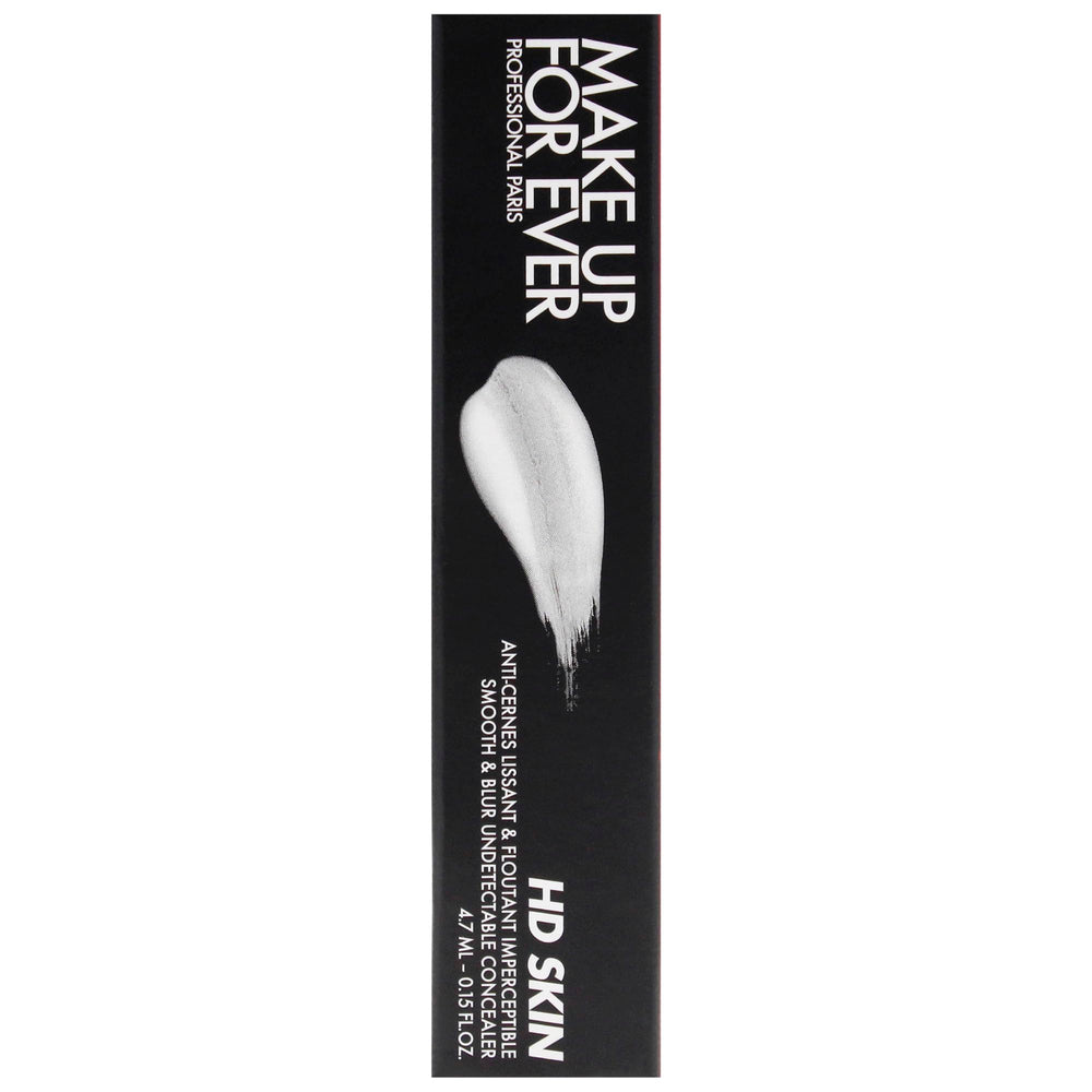 Make Up For Ever HD Skin Concealer ultra-thin texture close-up on skin.