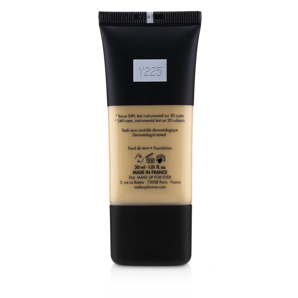 Make Up For Ever Matte Velvet Skin Foundation Marble swatches on skin for natural shade matching.