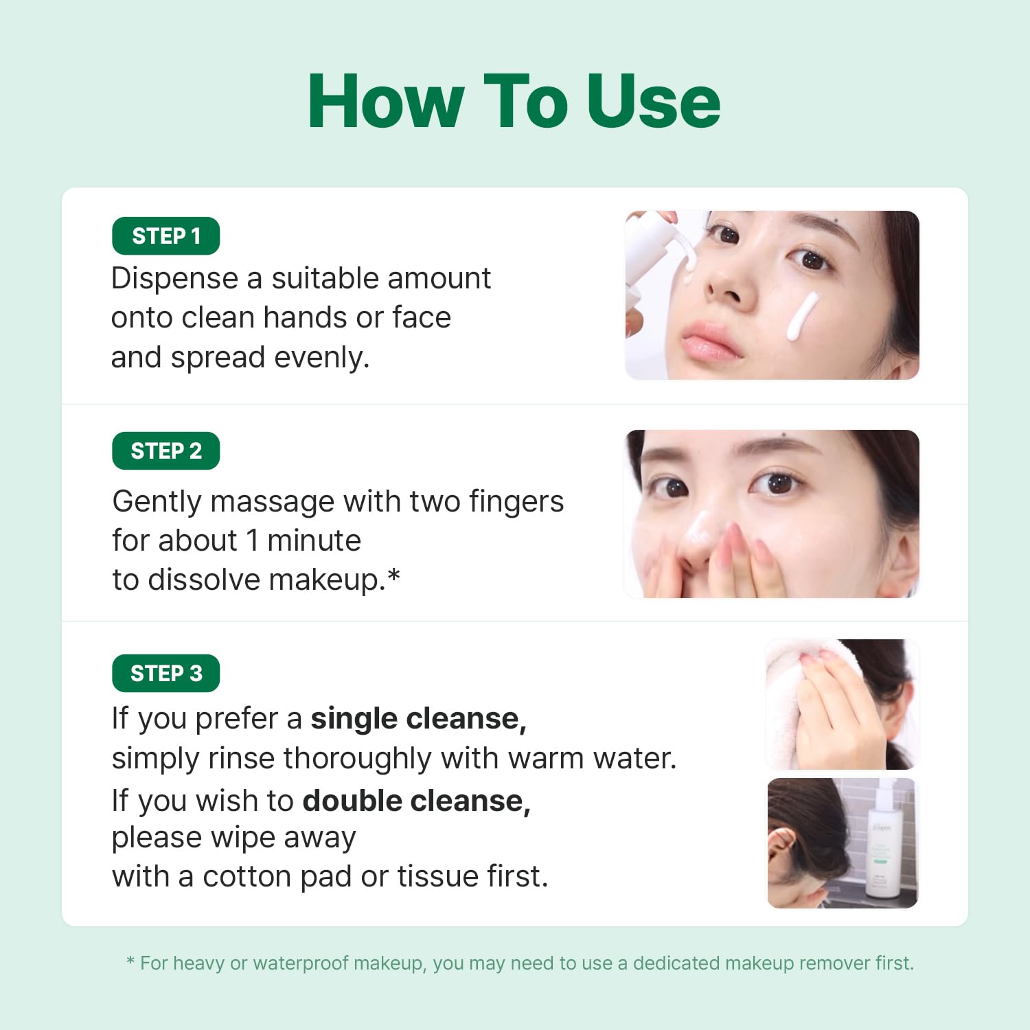 MAKEP:REM Safe Me — Peau veloutée après le nettoyage grâce à sa texture soyeuse