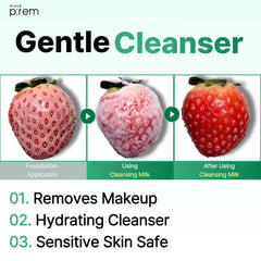 MAKEP:REM Safe Me — Texture crèmeuse qui glisse sur la peau pendant le lavage