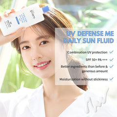 MAKEPREM Defense Me light texture gel close-up highlights non-greasy hydration.