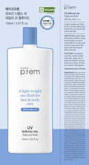 MAKEPREM Defense Me SPF50 PA++++ pump enables easy, mess-free reapplication outdoors.
