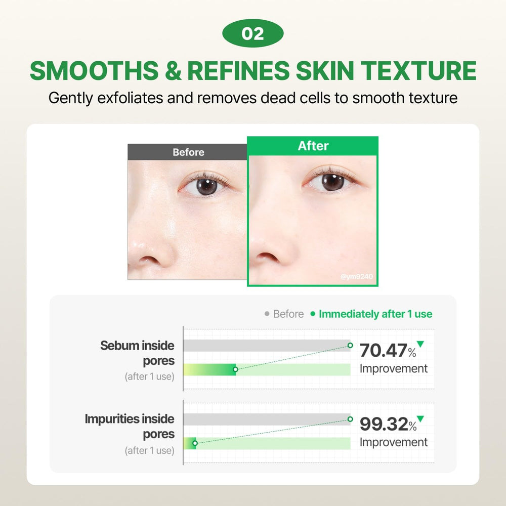 Hydrated feel of MAKE P:REM PDRN Pore Clay Cleansing Milk on skin