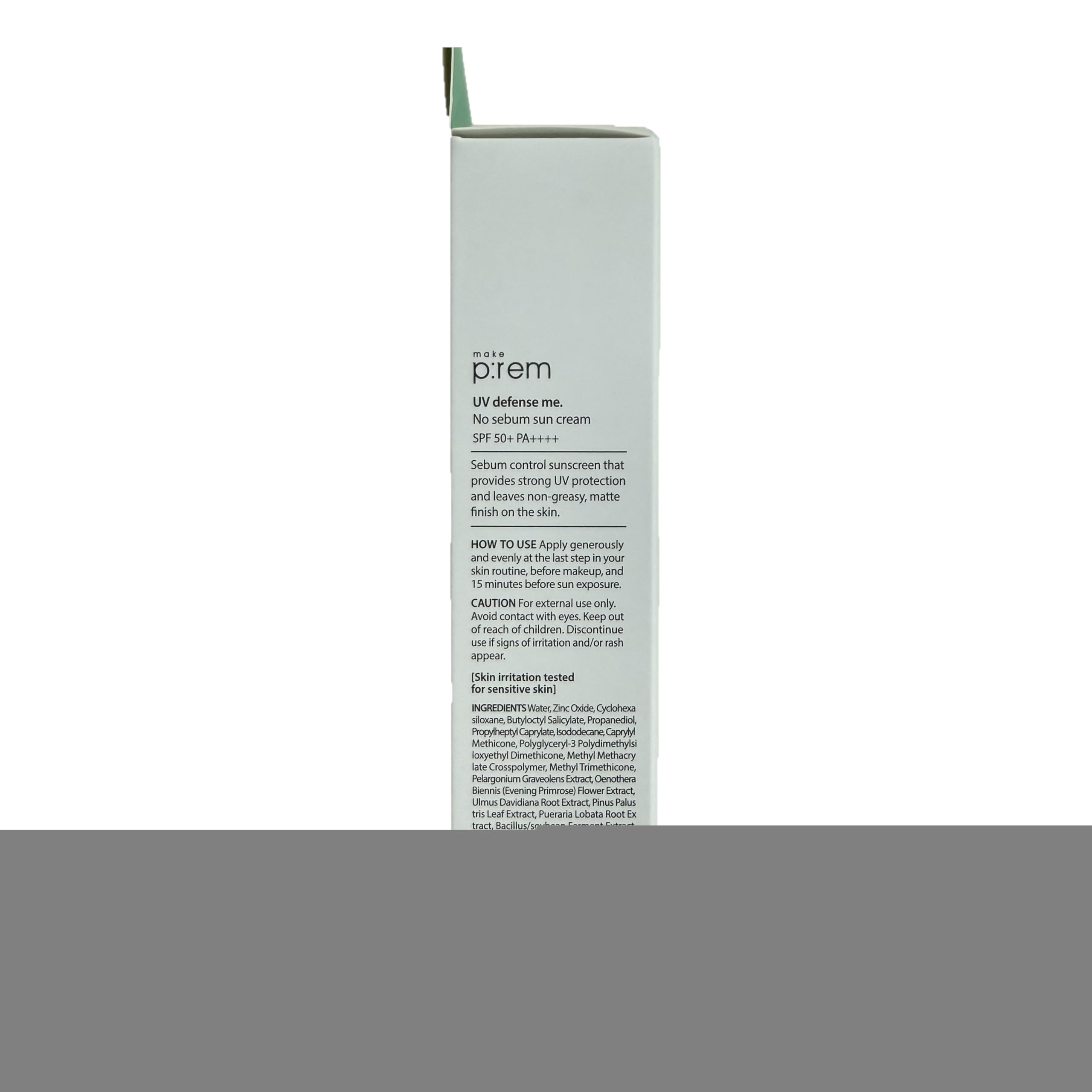 Makeprem UV Defence Me water-resistance in light swimming scenarios.