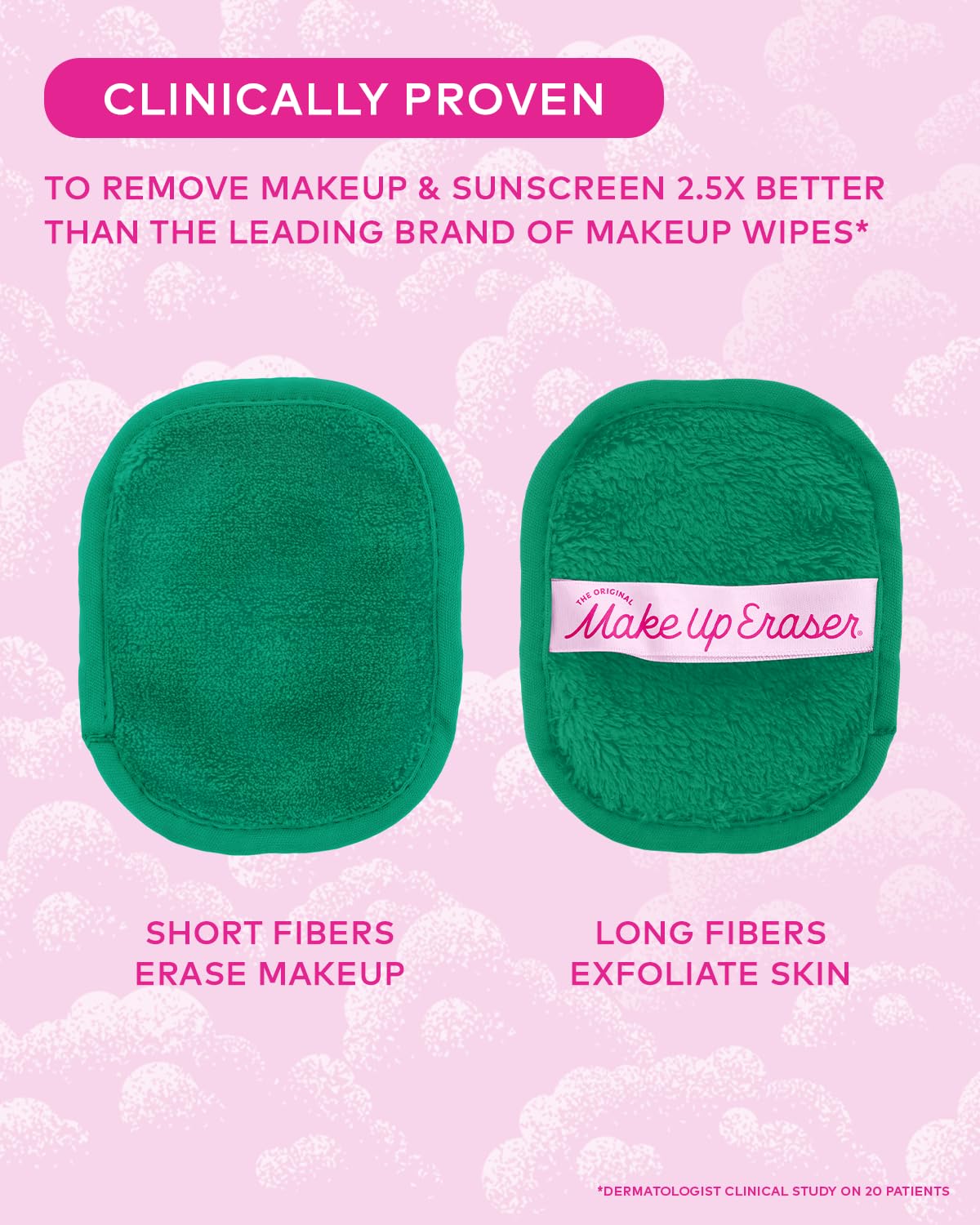 MakeUp Eraser dermatologist approved fabric supports sensitive skin safety