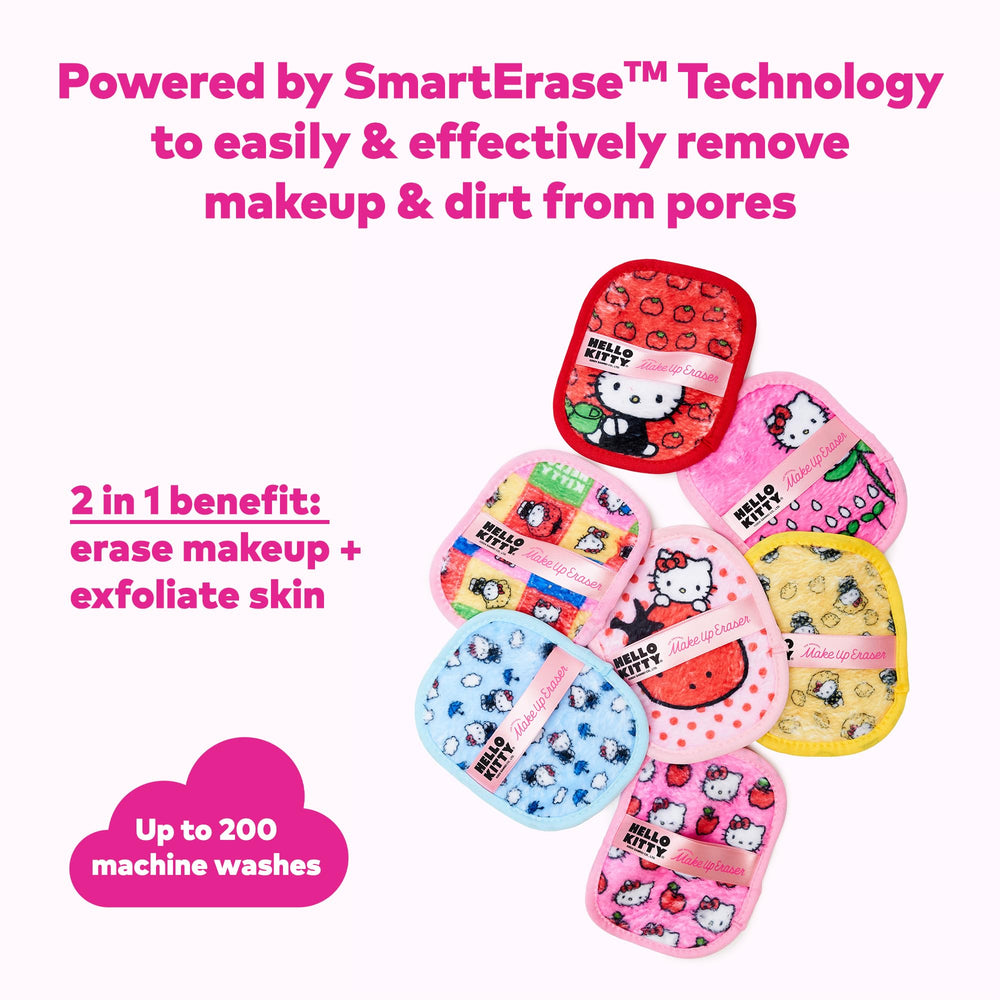 Dual-sided MakeUp Eraser surface in use for makeup removal and light exfoliation.