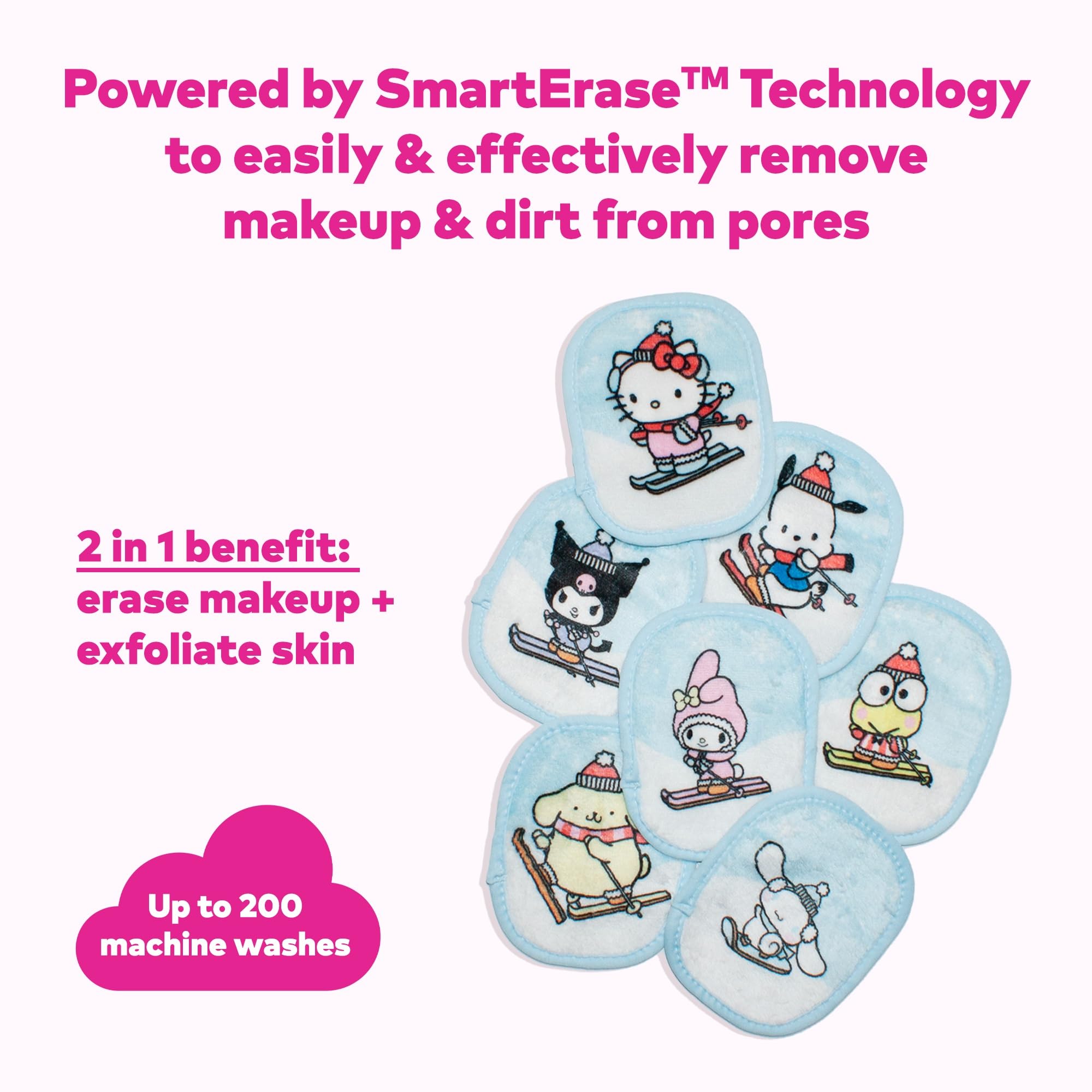 MakeUp Eraser dual-sided fiber design for cleansing and light exfoliation.