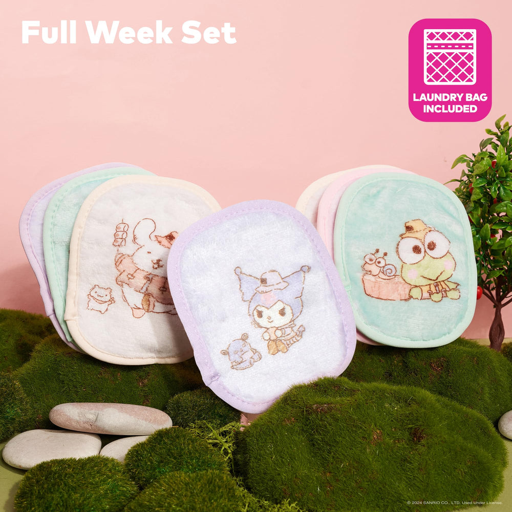 MakeUp Eraser 7-day set supports eco-friendly routine.