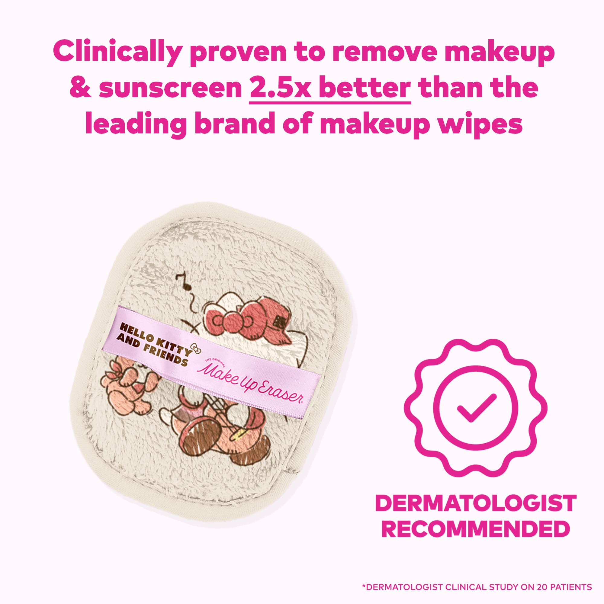 MakeUp Eraser Hello Kitty Go Glamping packaging shows playful, convenient set.