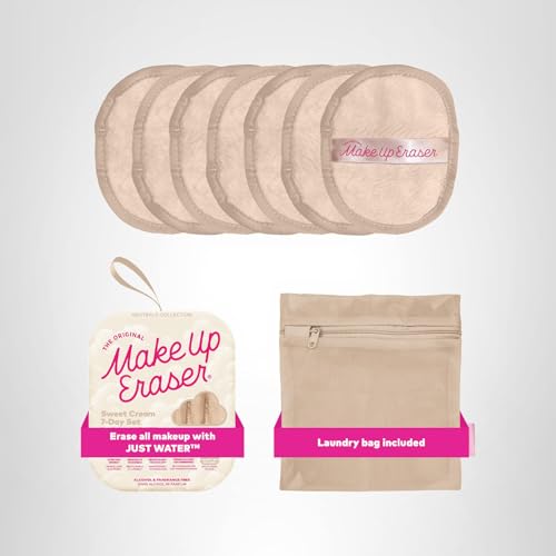 MakeUp Eraser includes laundry bag for easy washing and storage.