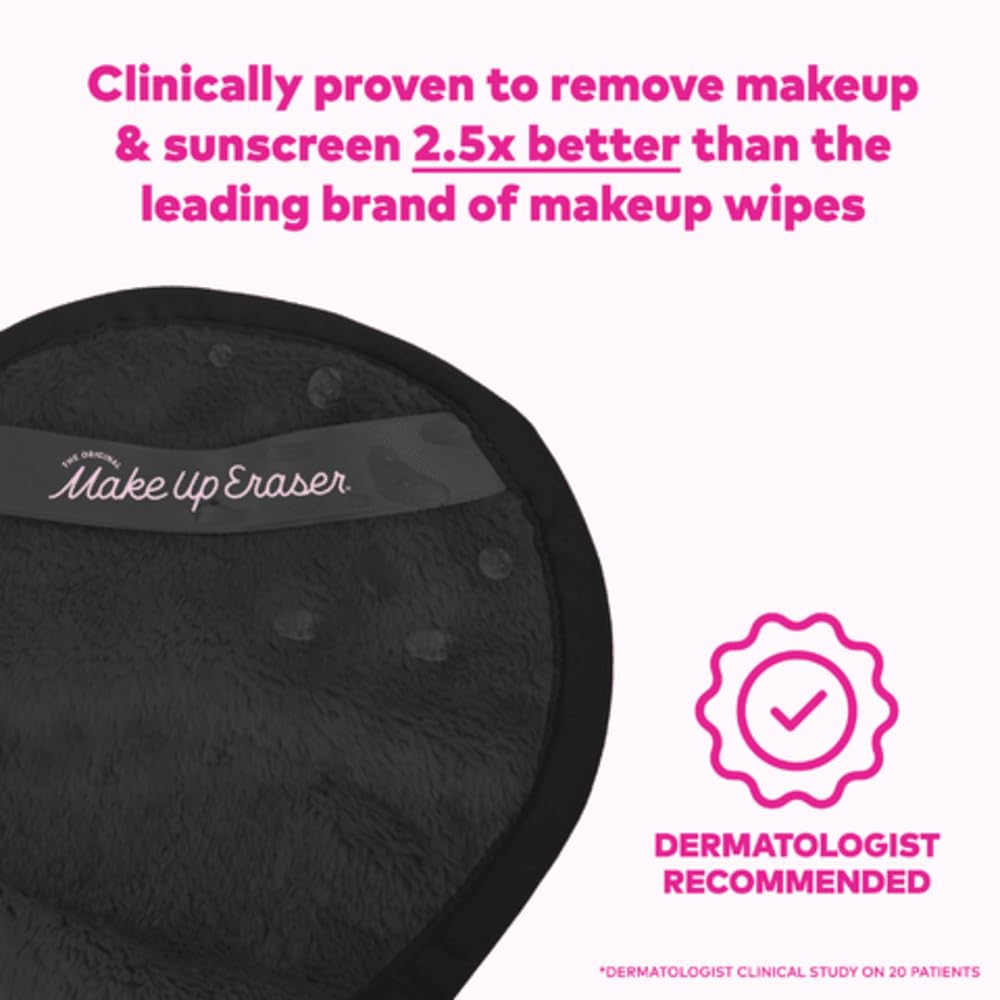 MakeUp Eraser Mini Pro 5-pack water-activation demonstration for makeup removal