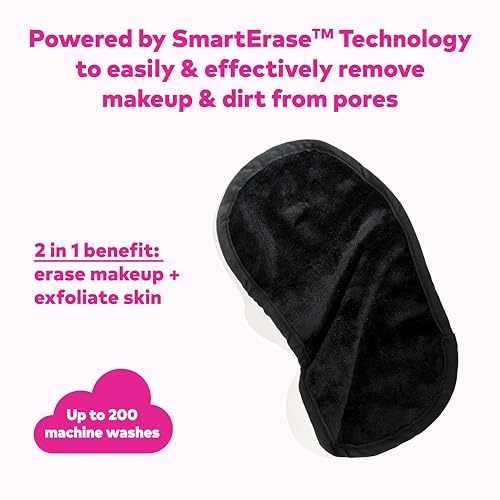 MakeUp Eraser Mini Pro dissolves foundation with water, without harsh additives.