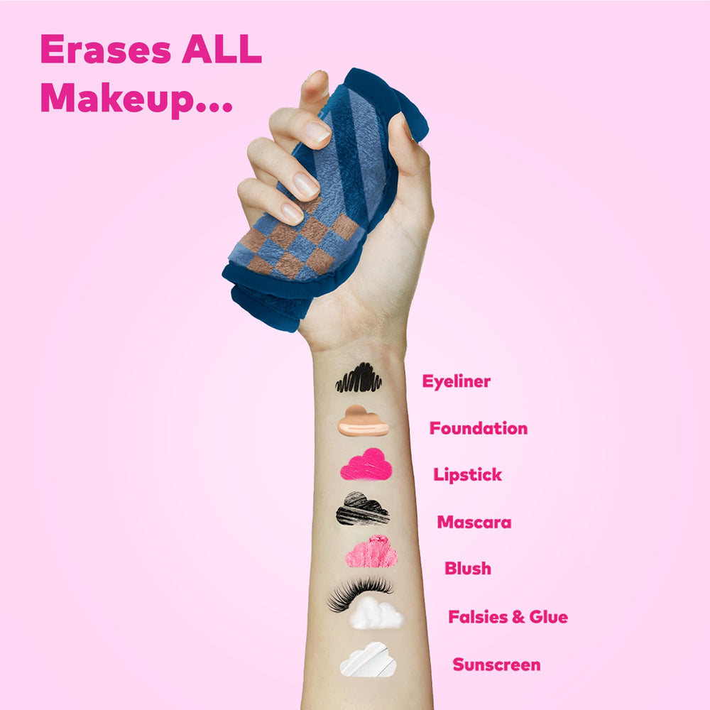 Harry Potter Ravenclaw edition branding on MakeUp Eraser Mini Pro packaging.