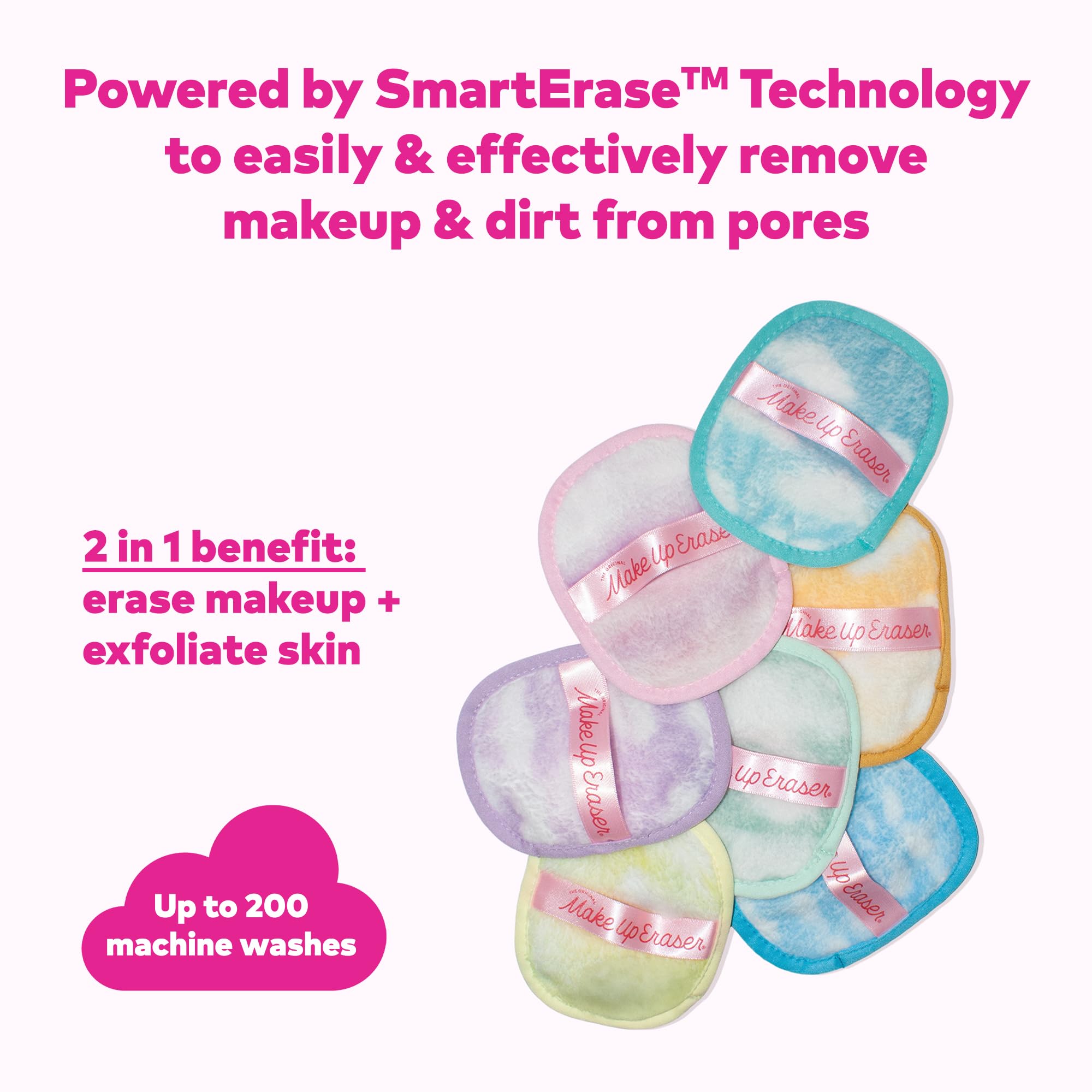 MakeUp Eraser no-alcohol formula provides gentle cleansing without harsh chemicals.