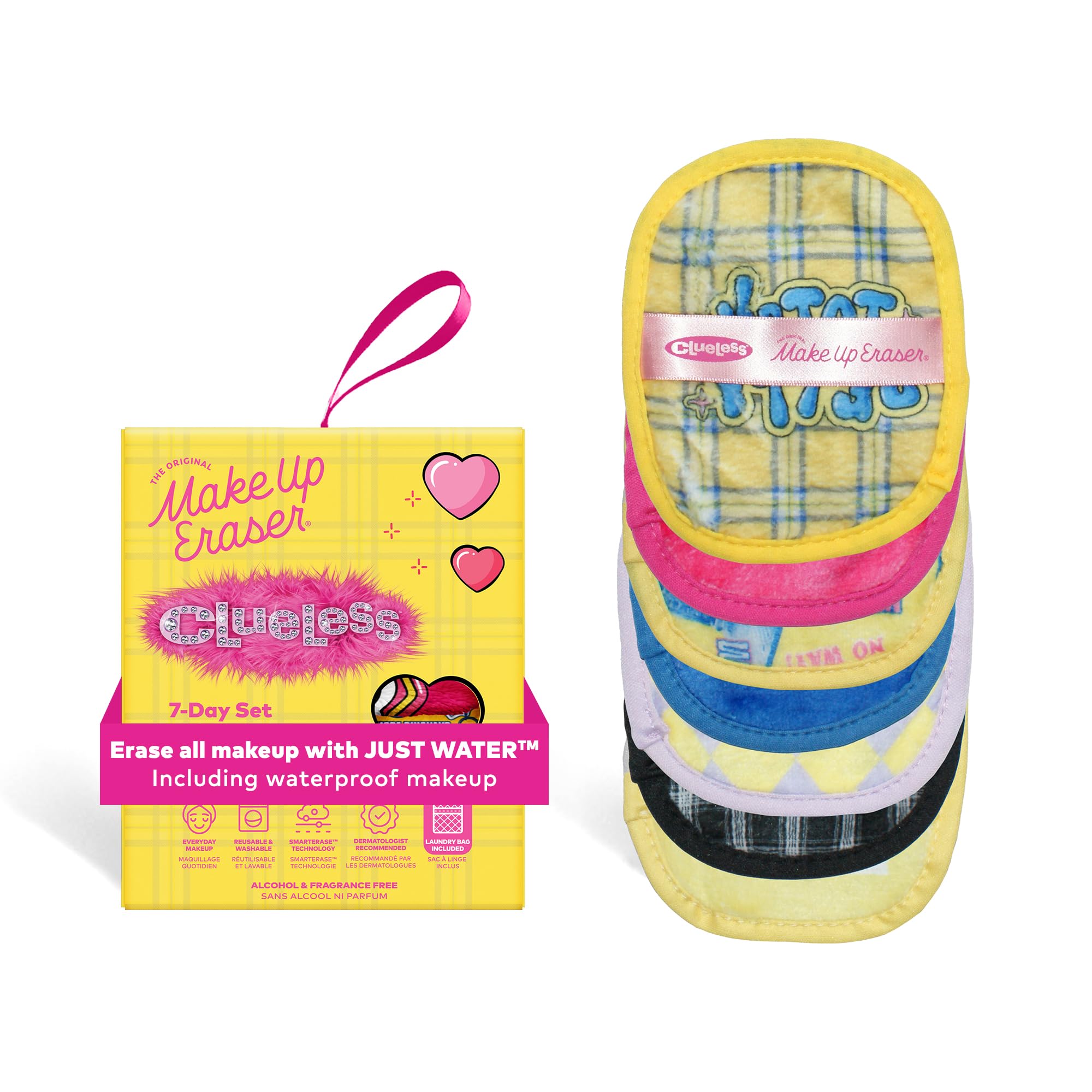 MakeUp Eraser Original 7-Day Set with water-activated cleansing for all makeup.