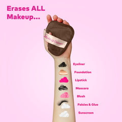 Dual-sided MakeUp Eraser design for makeup removal and gentle exfoliation