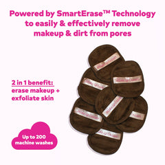 Mocha set in use removing waterproof mascara with just water