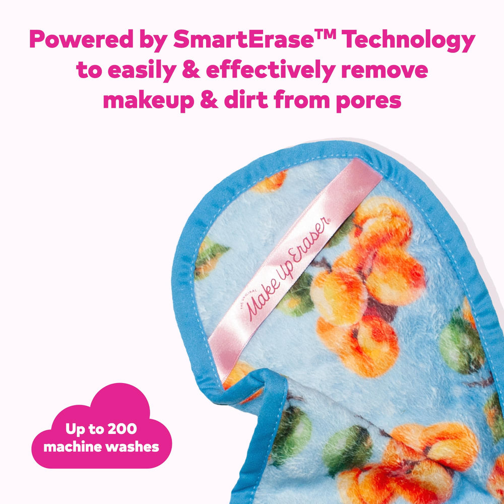 MakeUp Eraser PRO apricot side exfoliation detail demonstrates skin-polish benefits